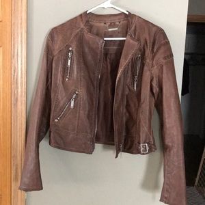 Leather jacket